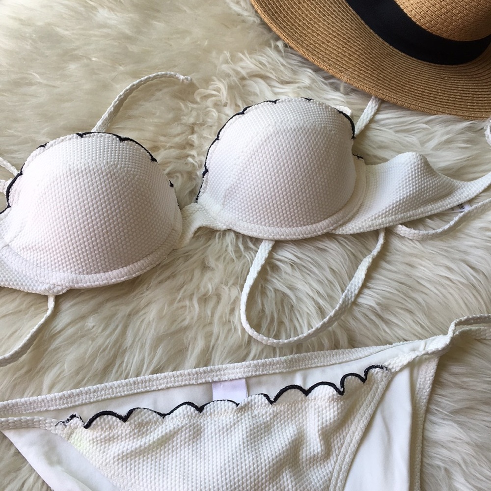 ⚡️4 for $25!⚡️ Topshop White Balconette Bikini